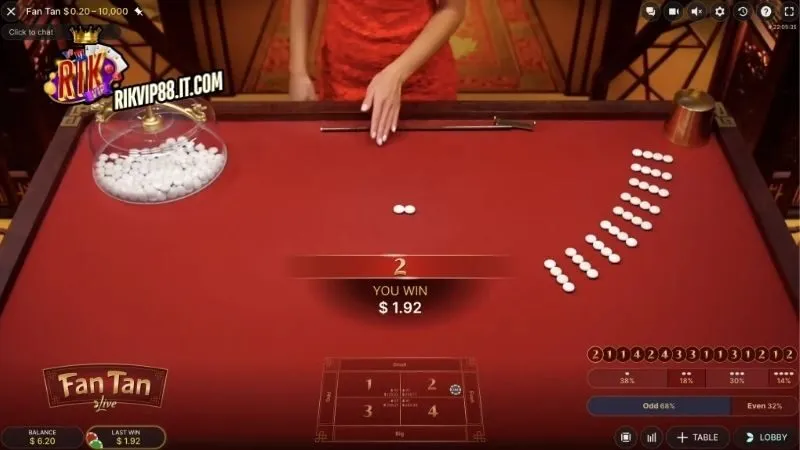 Các bước chơi Fantan Rikvip